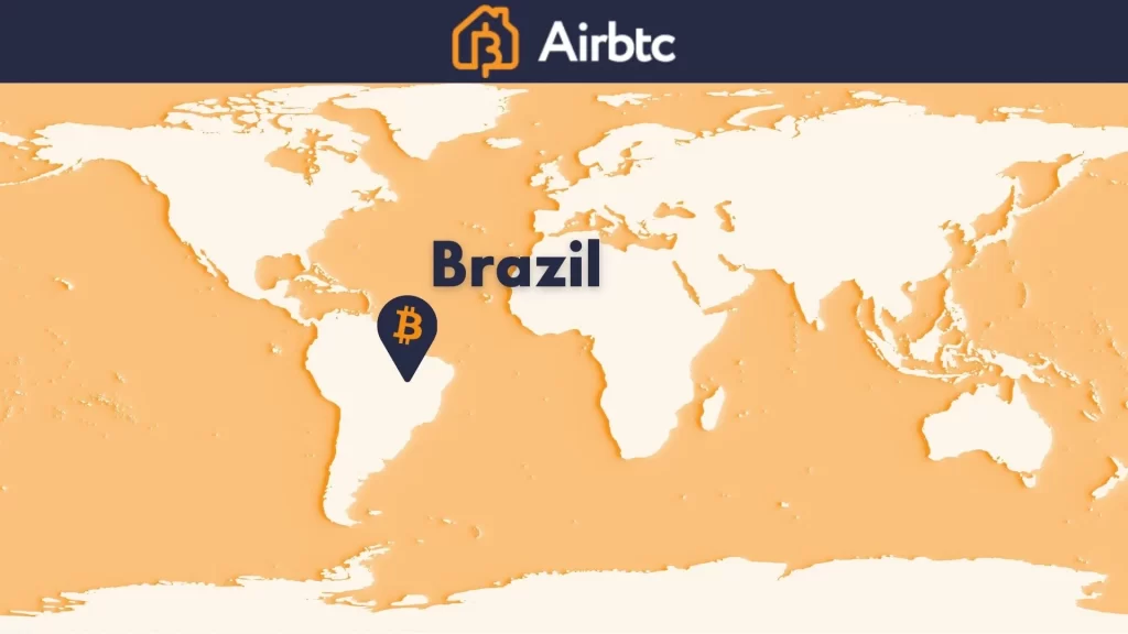 Book your stay in Brazil with Bitcoin